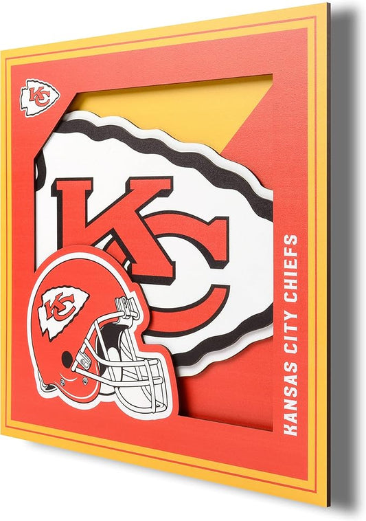 YouTheFan NFL 12x12 Logo Series Football Wall Art - All Teams - PERFECT GIFT