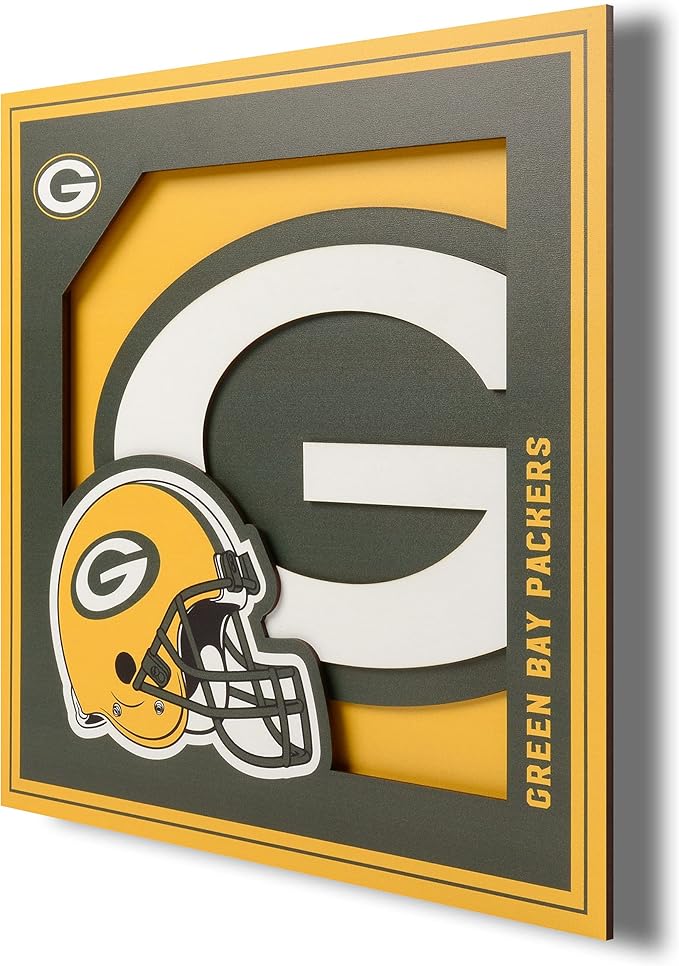 YouTheFan NFL 12x12 Logo Series Football Wall Art - All Teams - PERFECT GIFT