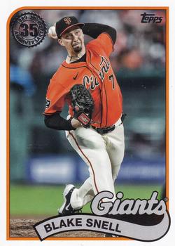 Blake Snell 2024 Topps Update 1989 Topps Baseball 35th Anniversary #89US-32