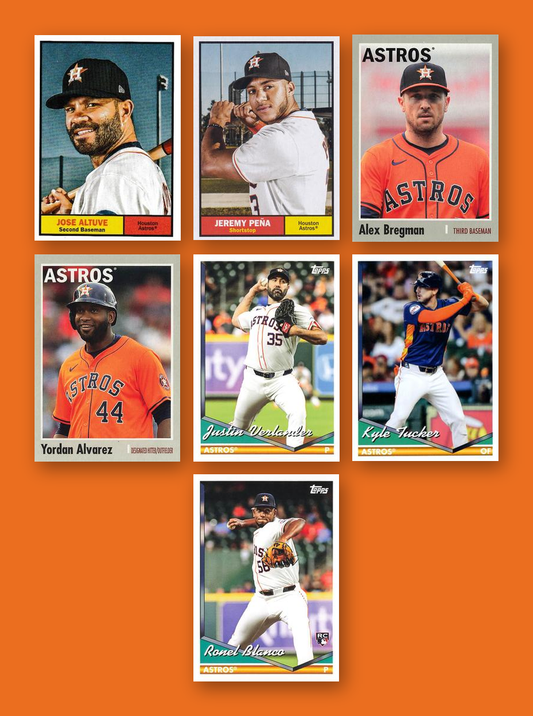 Houston Astros 2024 Topps Archives team set - all base cards