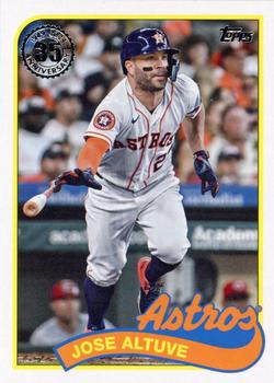 2024 Topps Series 1 1989 Topps Baseball Jose Altuve #89B-27