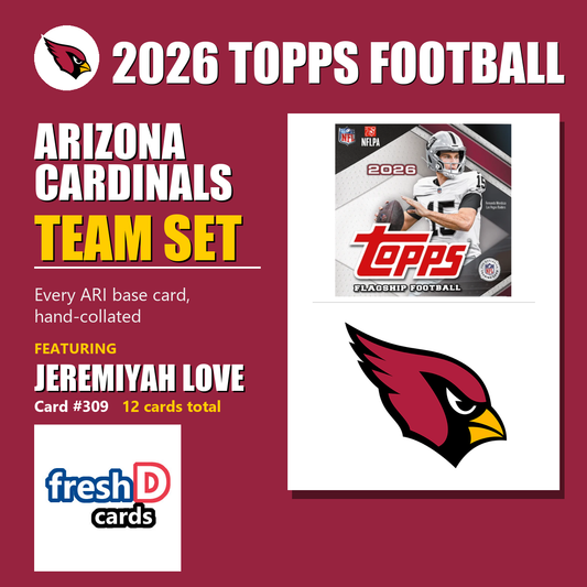 Arizona Cardinals 2026 Topps Football team set
