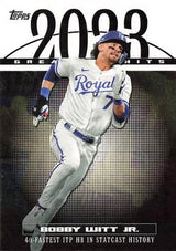 2024 Topps Series 1 2023 Greatest Hits Bobby Witt Jr. #23GH-20