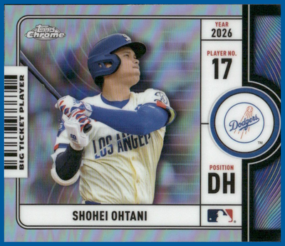 2026 Topps Chrome Big Ticket Players Shohei Ohtani #BTP-3