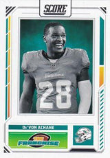 2025 Score The Franchise De’Von Achane #20