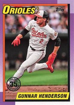 2025 Topps Series 1 1990 Topps Baseball Gunnar Henderson #T90-32