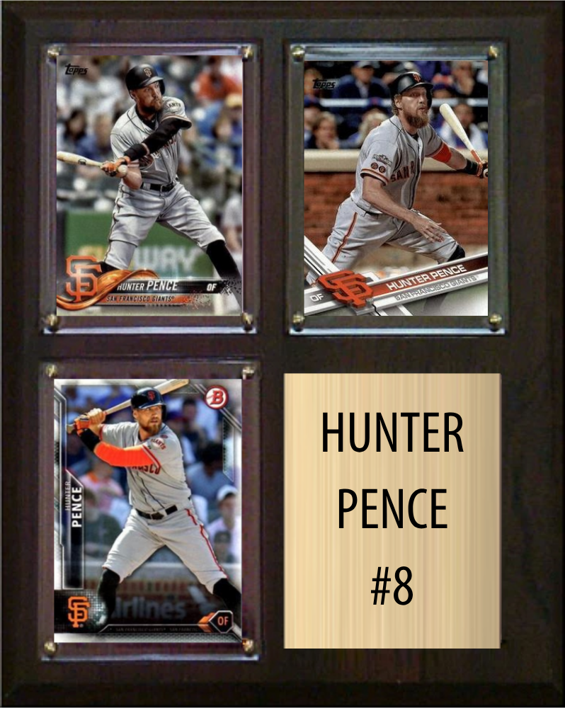 Custom 3-Card Fan Plaque — Your Player, Your Team