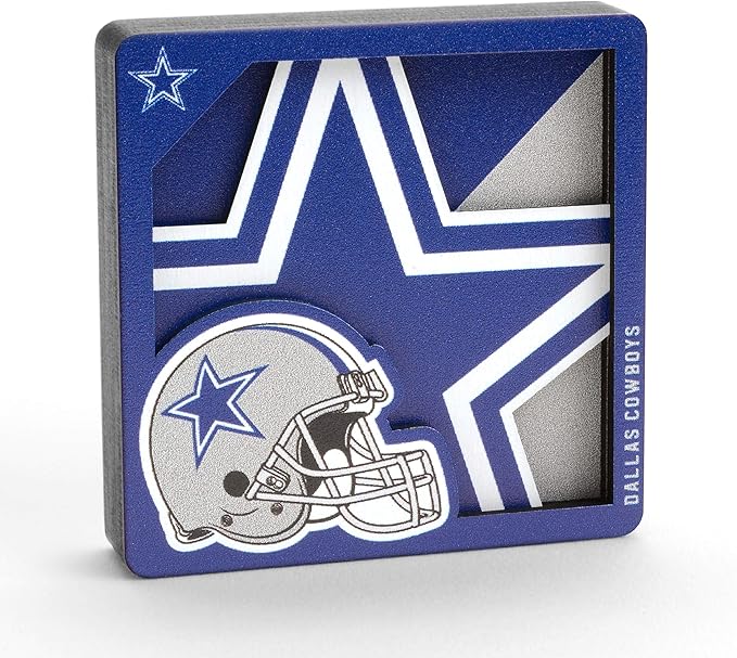 YouTheFan NFL 3D Logo Series Football Magnets - All Teams - GREAT GIFT