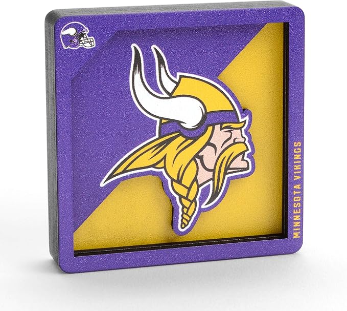 YouTheFan NFL 3D Logo Series Football Magnets - All Teams - GREAT GIFT