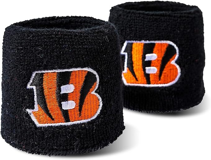 Franklin Sports NFL Football Team Logo Wristbands - Pair of Youth Wristbands for Costumes and Uniforms
