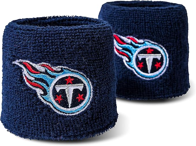 Franklin Sports NFL Football Team Logo Wristbands - Pair of Youth Wristbands for Costumes and Uniforms