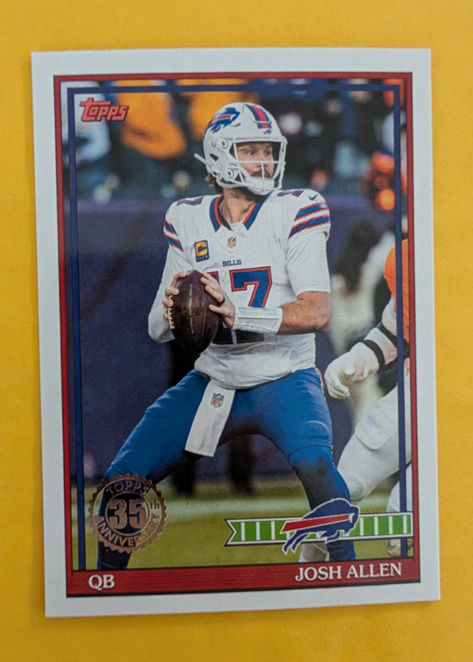 2026 Topps Football Josh Allen 1991 Topps Football #91TF-11