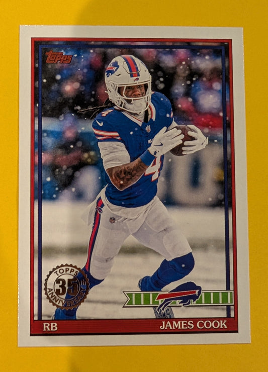 James Cook 91TF-12 2026 Topps Football