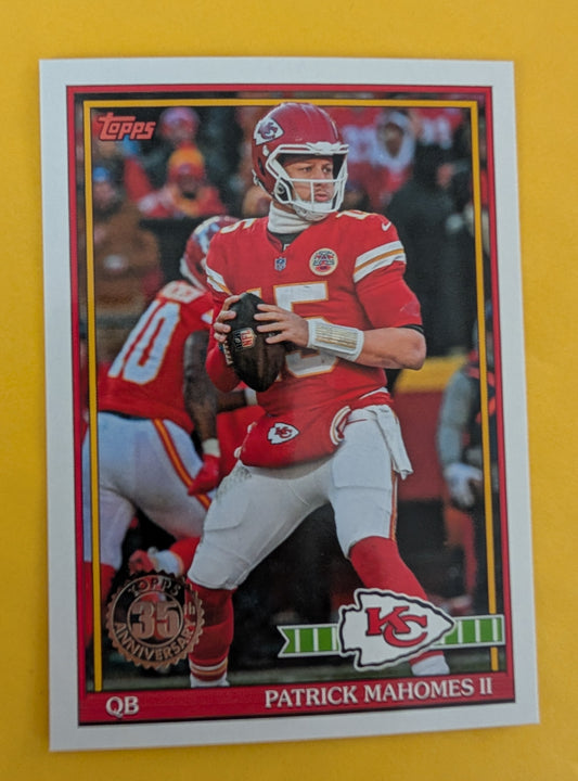 2026 Topps Football Patrick Mahomes II 1991 Topps Football #91TF-13