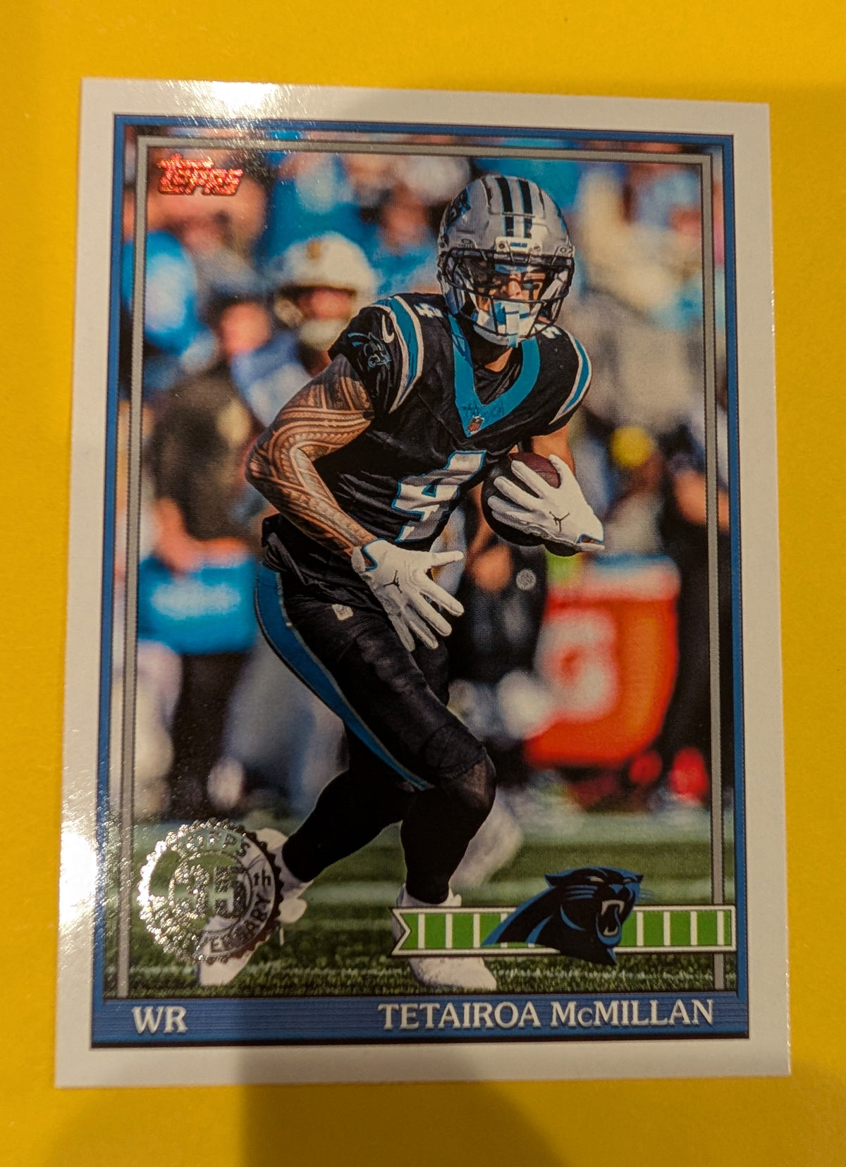 2026 Topps Football Tetairoa McMillan 1991 Topps Football #91TF-15