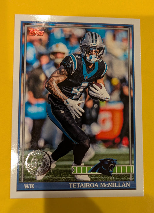 2026 Topps Football Tetairoa McMillan 1991 Topps Football #91TF-15