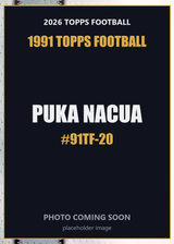 2026 Topps Football Puka Nacua 1991 Topps Football #91TF-20