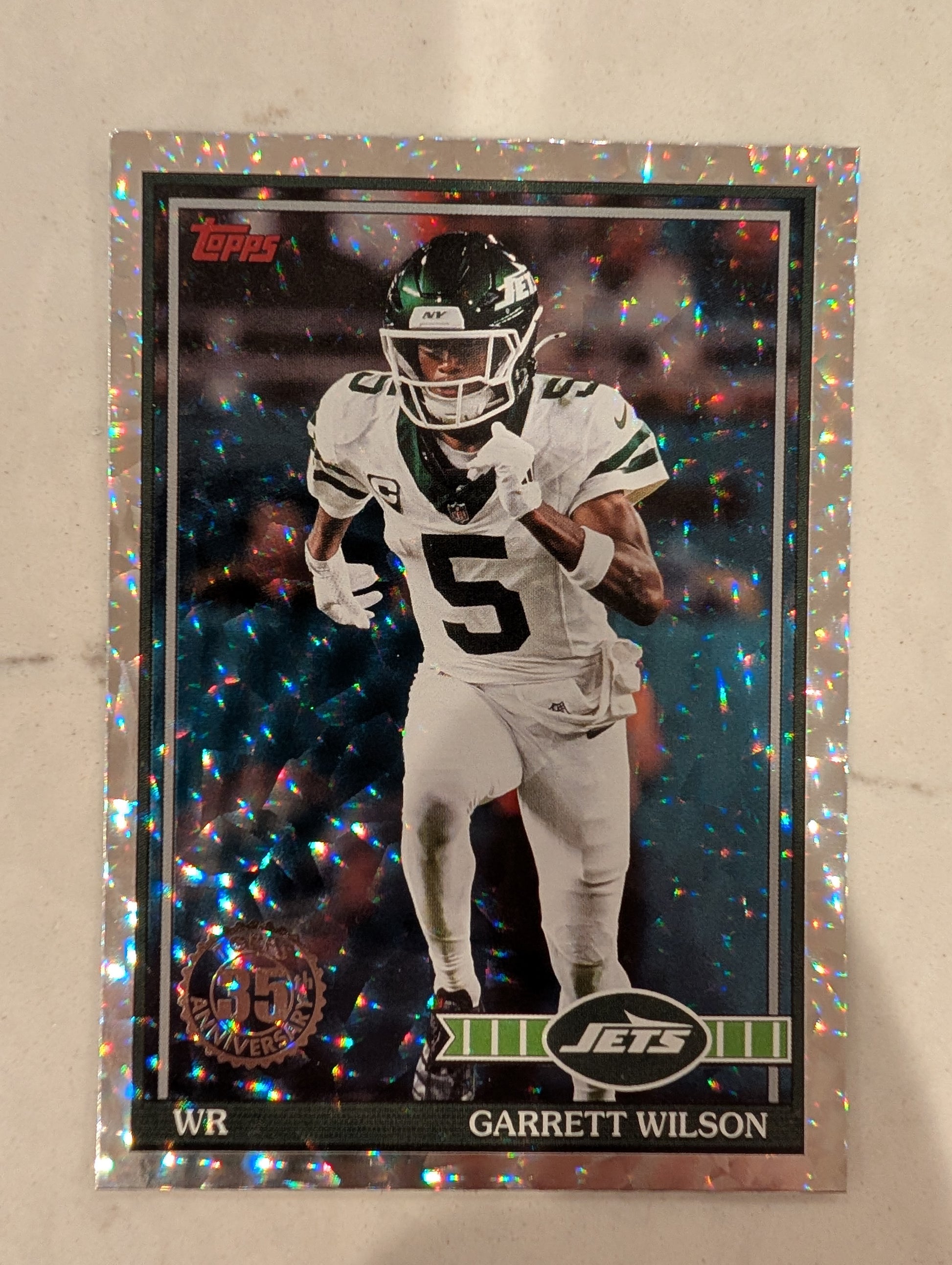 Garrett Wilson 91TF-24 2026 Topps Football 1991 Topps Mega Box Crackle Foil