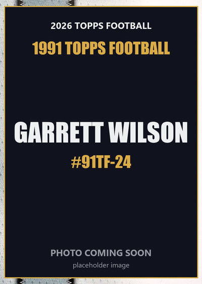 2026 Topps Football Garrett Wilson 1991 Topps Football #91TF-24