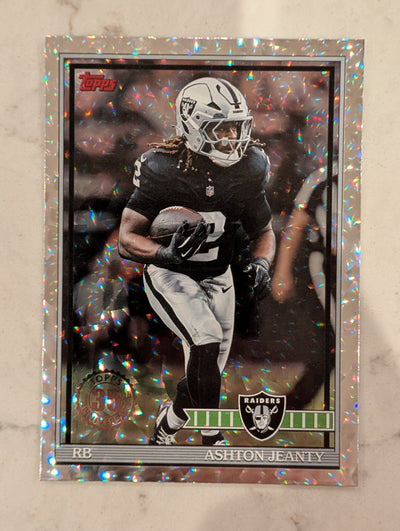 Ashton Jeanty 91TF-27 2026 Topps Football 1991 Topps Mega Box Crackle Foil