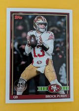 2026 Topps Football Brock Purdy 1991 Topps Football #91TF-3