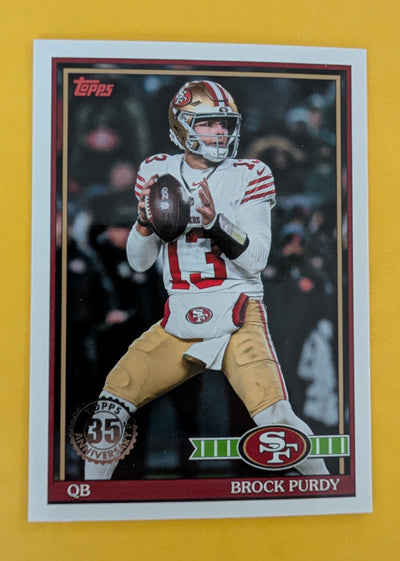 2026 Topps Football Brock Purdy 1991 Topps Football #91TF-3