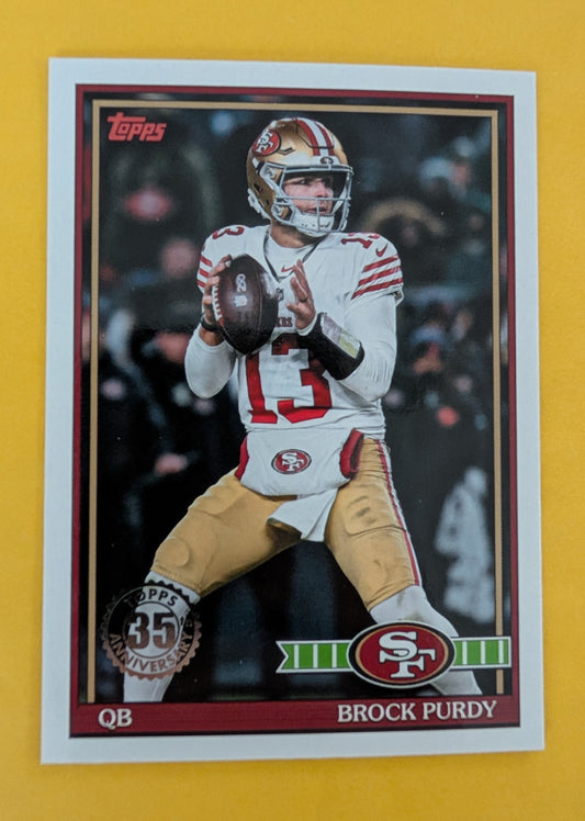 2026 Topps Football Brock Purdy 1991 Topps Football #91TF-3