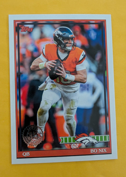 2026 Topps Football Bo Nix 1991 Topps Football #91TF-31