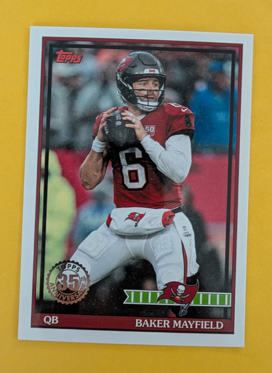 2026 Topps Football Baker Mayfield 1991 Topps Football #91TF-32