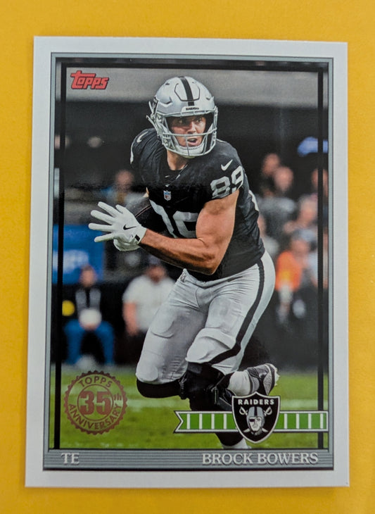 2026 Topps Football Brock Bowers 1991 Topps Football #91TF-34