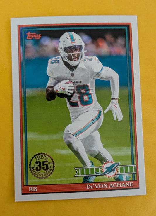 2026 Topps Football De'Von Achane 1991 Topps Football #91TF-35