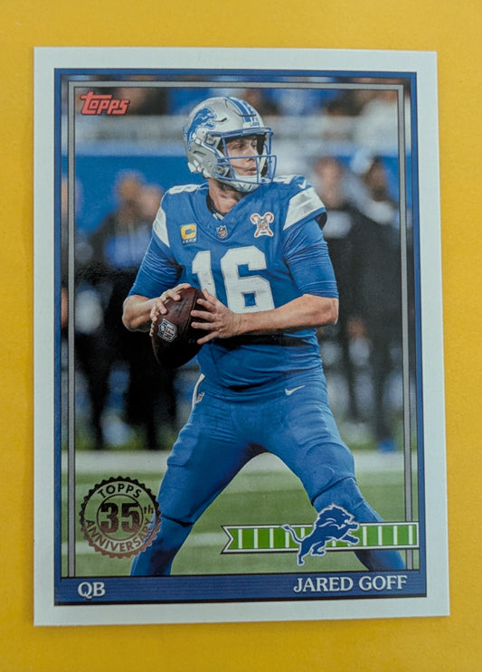 2026 Topps Football Jared Goff 1991 Topps Football #91TF-37