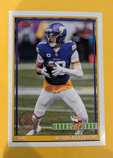 2026 Topps Football Justin Jefferson 1991 Topps Football #91TF-38