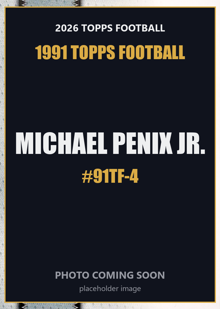 2026 Topps Football Michael Penix Jr. 1991 Topps Football #91TF-4