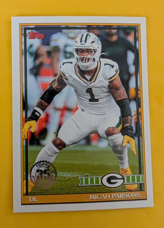 2026 Topps Football Micah Parsons 1991 Topps Football #91TF-40