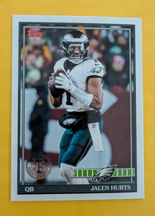 2026 Topps Football Jalen Hurts 1991 Topps Football #91TF-43