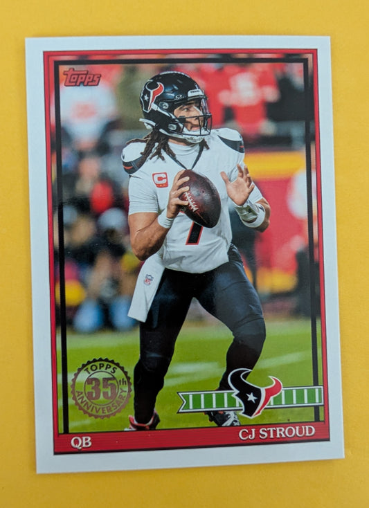 2026 Topps Football CJ Stroud 1991 Topps Football #91TF-45