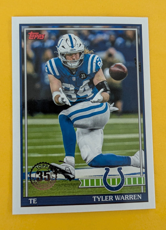 2026 Topps Football Tyler Warren 1991 Topps Football #91TF-48