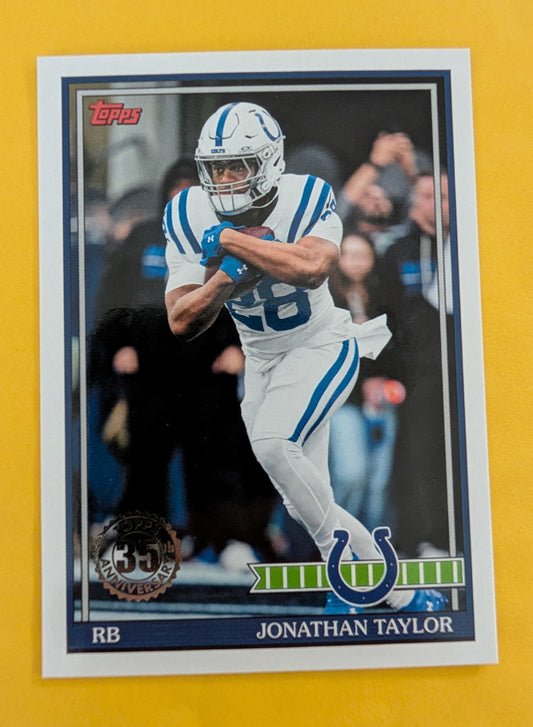 2026 Topps Football Jonathan Taylor 1991 Topps Football #91TF-49