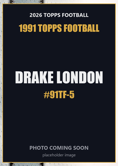 2026 Topps Football Drake London 1991 Topps Football #91TF-5