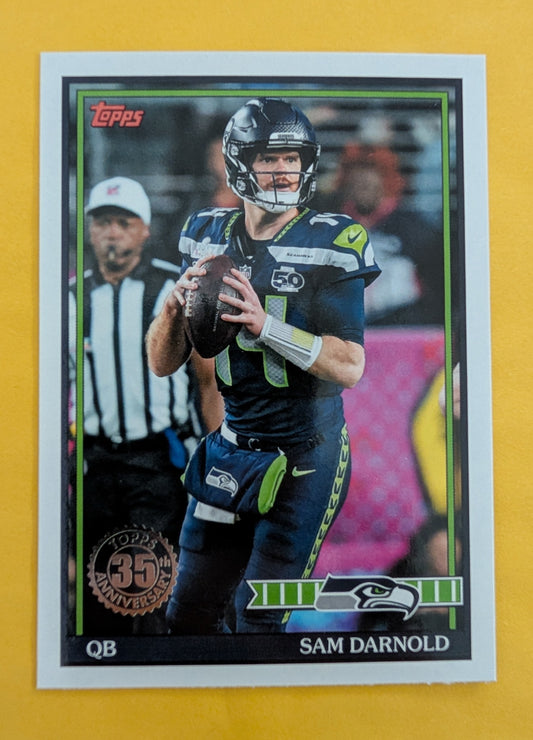 2026 Topps Football Sam Darnold 1991 Topps Football #91TF-50