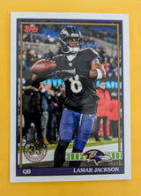 2026 Topps Football Lamar Jackson 1991 Topps Football #91TF-7