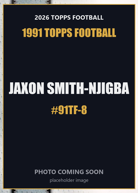 2026 Topps Football Jaxon Smith-Njigba 1991 Topps Football #91TF-8
