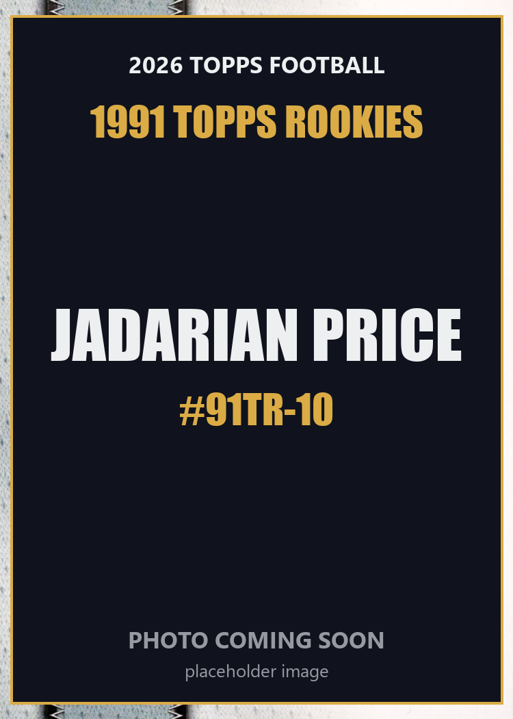 2026 Topps Football Jadarian Price 1991 Topps Rookies #91TR-10