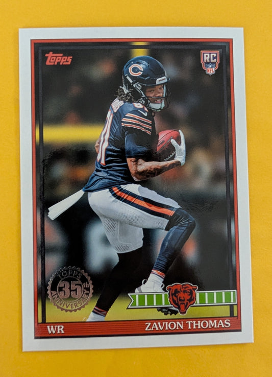 2026 Topps Football Zavion Thomas 1991 Topps Rookies #91TR-17