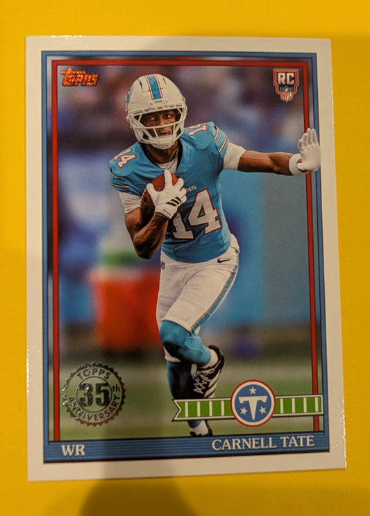 2026 Topps Football Carnell Tate 1991 Topps Rookies #91TR-18