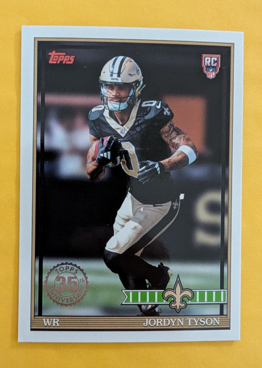 2026 Topps Football Jordyn Tyson 1991 Topps Rookies #91TR-20
