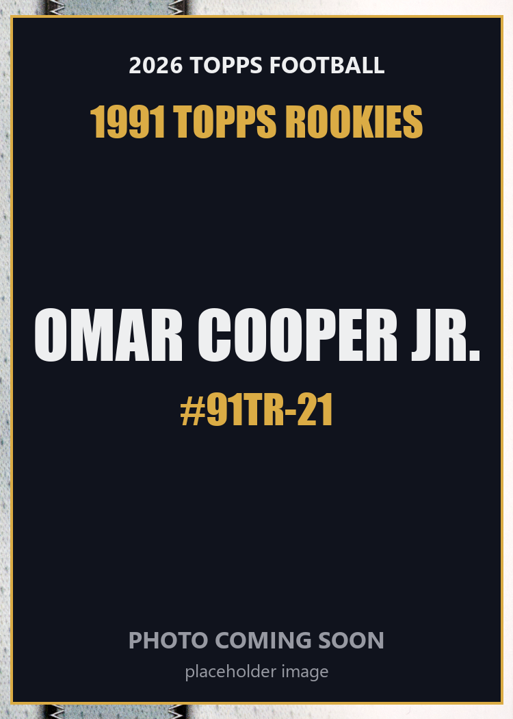 2026 Topps Football Omar Cooper Jr. 1991 Topps Rookies #91TR-21