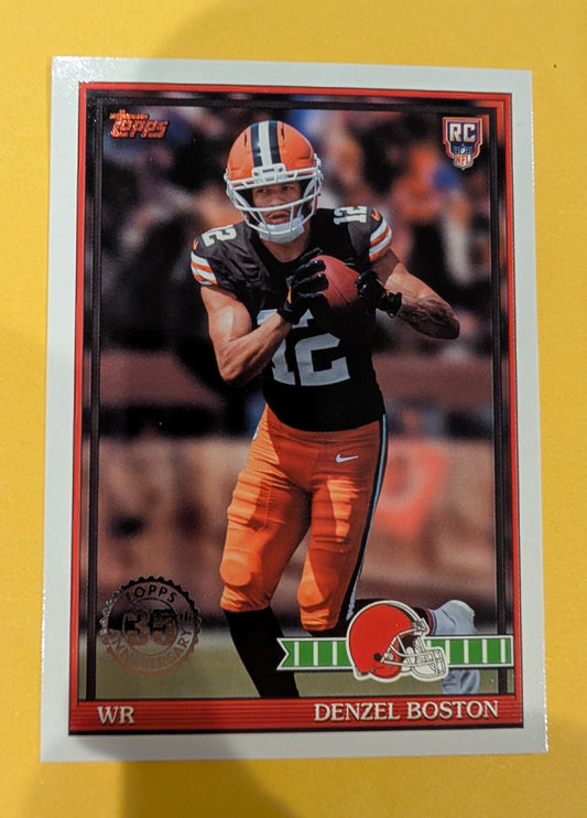 2026 Topps Football Denzel Boston 1991 Topps Rookies #91TR-22