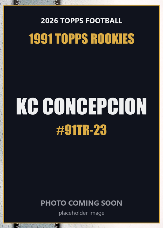 2026 Topps Football KC Concepcion 1991 Topps Rookies #91TR-23